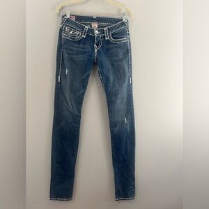 True Religion Dark Blue Skinny Jeans
